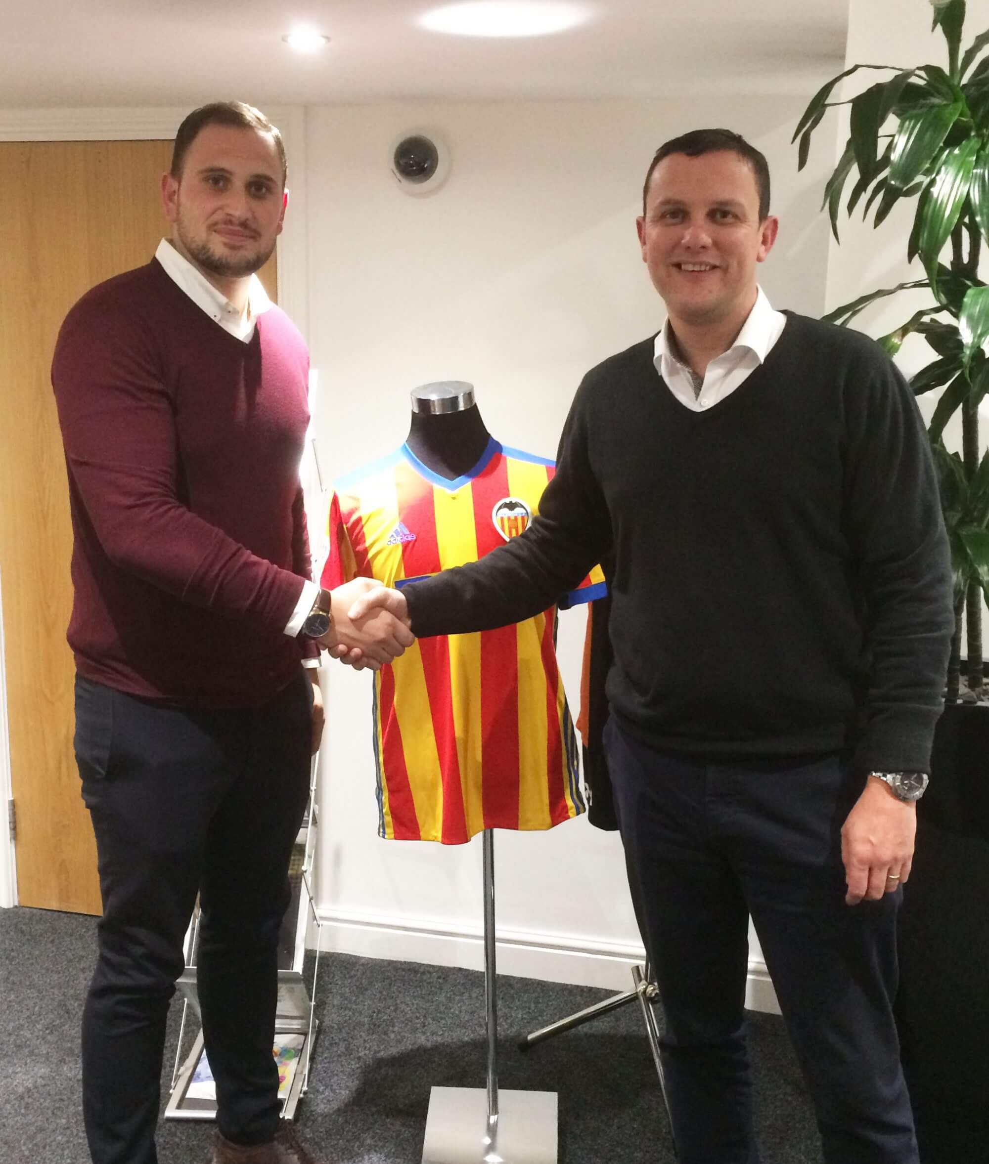 Steve Butchart CEO inspiresport and Luis Martinez Int Bus Dev Mgr Valencia Steve Butchart CEO inspiresport and Luis Martinez Int Bus Dev Mgr Valencia